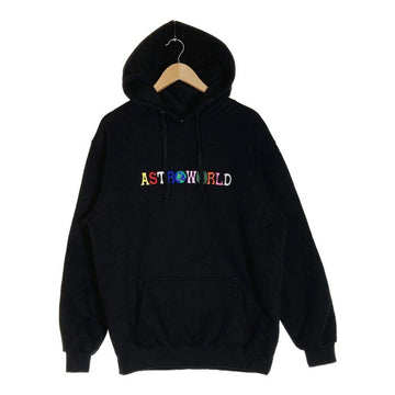 Trawis Scott トラビス・スコット 2018年 リミテッドツアー アストロワールド パーカー 2018 Limited Tour Merch Astroworld Hoodie  パーカー ブラック sizeXL瑞穂店