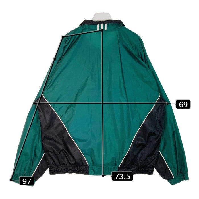 ADIDAS アディダス ナイロン ジャケット NORTH TEXAS BASKETBALL 万国旗タグ 90's jacket グリーン size- 瑞穂店