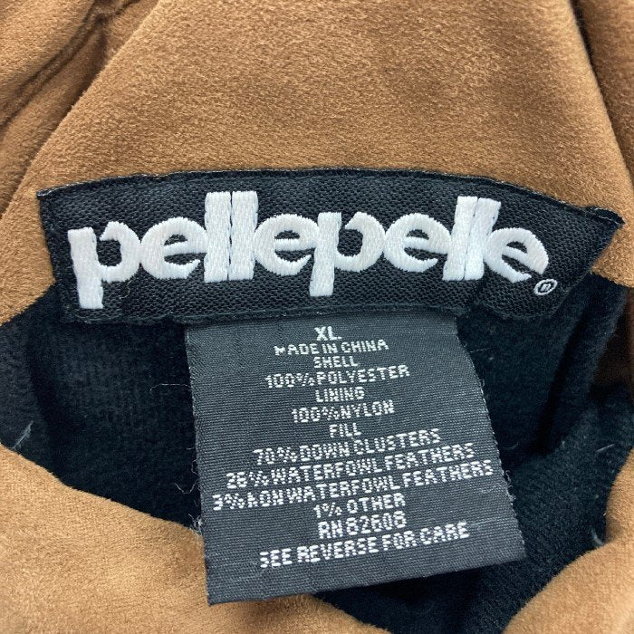 Pelle Pelle ペレペレ リバーシブル ダウンジャケット ブラウン ブラック Size XL 瑞穂店