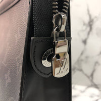 LOUIS VUITTON ルイ ヴィトン ポシェット・ヴォワヤージュＭＭ モノグラム・エクリプス Ｍ61692 ＲＦＩＤタグ クラッチバッグ セカンドバッグ ブラック 瑞穂店