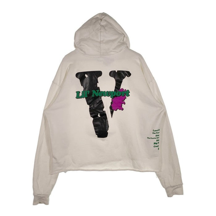 VLONE ヴィーロン Yams Day Lil Newport Hoodie プルオーバー スウェットパーカー ホワイト Size L 福生店