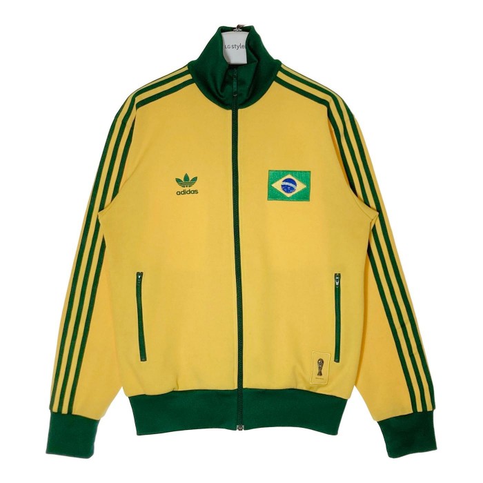 adidas アディダス サッカー ブラジル代表 2006 ドイツ ワールドカップ 記念モデル トラックジャケット イエロー sizeM 瑞穂店