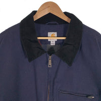 Carhartt カーハート Detroit Jacket デトロイトジャケット ダック地 ブランケットライナー 103828 NVY Size 3XL 福生店