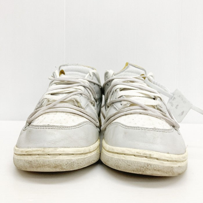 NIKE×OFF-WHITE ナイキ×オフホワイト DUNK LOW 1 OF 50 "49" DM1602-123 ホワイト×グレー size27.5cm 瑞穂店
