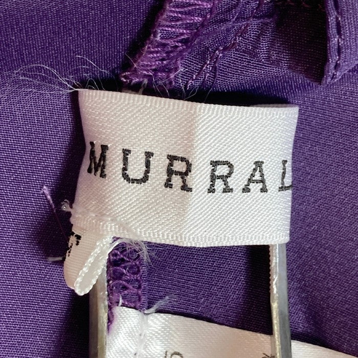 MURRAL ミューラル ドローストリングスカート ロングスカート パープル sizeF 瑞穂店