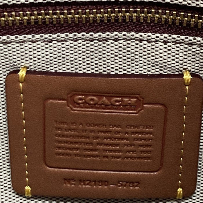 COACH コーチ 5782 ショルダーバッグ クロスボディ ダッフル16 バケツ型 ブラウン 瑞穂店