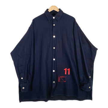 RAF SIMONS ラフシモンズ 18AW DENIM EASY FIT SHIRT デニムイージーフィットシャツ インディゴ オーバーサイズ Size M 福生店