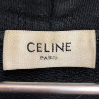 CELINE セリーヌ 2Y321670Q ロゴプリント ルーズフーディー ブラック sizeXXL 瑞穂店