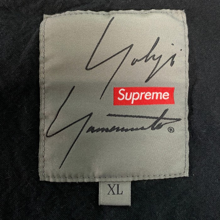 SUPREME シュプリーム 20AW Yohji Yamamoto ヨウジヤマモト Parka ジップアップ プリントパーカ ブラック Size XL 福生店