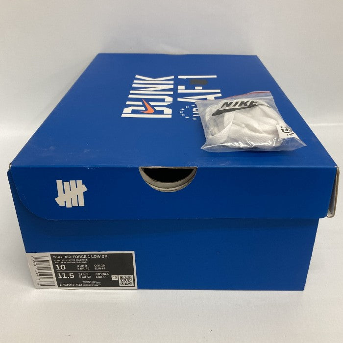 NIKE × UNDEFEATED ナイキ × アンディフィーテッド DM8462-400 AIR FORCE 1 LOW SP エアフォース1 ブルー size28cm 瑞穂店