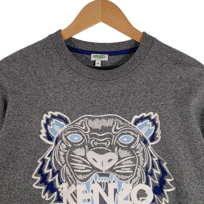 KENZO ケンゾー タイガー刺繡 スウェットクルーネックトレーナー グレー FA555W0014XA Size M 福生店