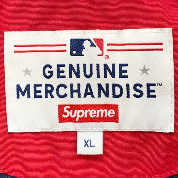 SUPREME シュプリーム 21AW New York Yankees Track Jacket ニューヨークヤンキース トラックジャケット ネイビー グレー Size XL 福生店