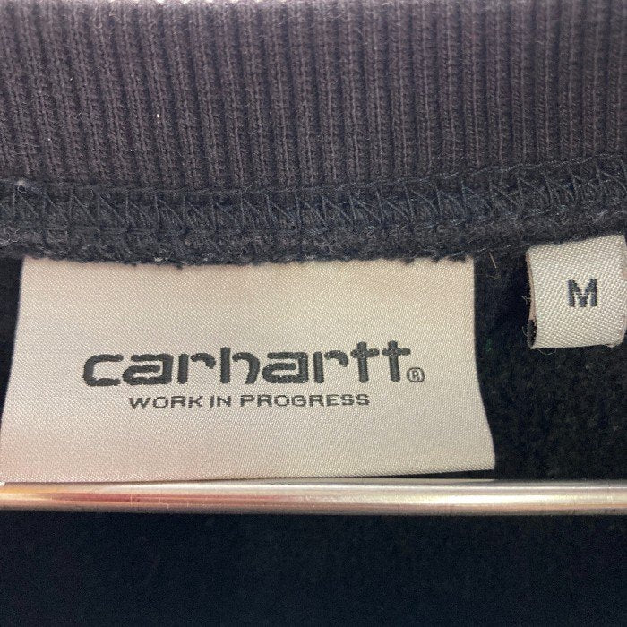 Carhartt カーハート AMERICAN SCRIPT SWEAT ロゴ刺繍 クルーネック スウェット ブラック sizeM 瑞穂店