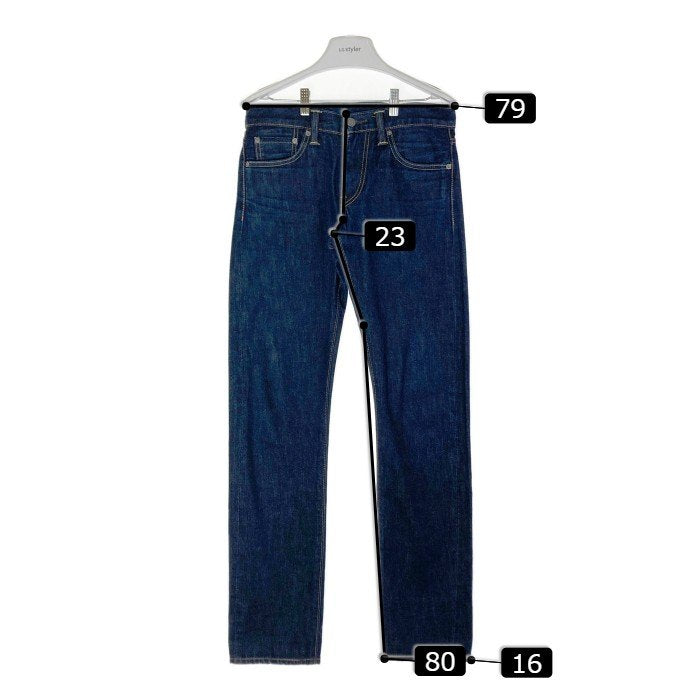 Levi's リーバイス 04511-1472 511 スリム デニムパンツ セルビッチ ジッパーフライ インディゴ sizeW29 瑞穂店