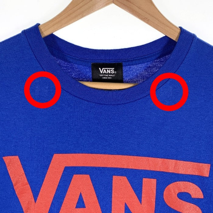 VANS バンズ 23SS STANDARD CALIFORNIA スタンダードカリフォルニア プリント Tシャツ ブルー 122C1010228 Size L 福生店
