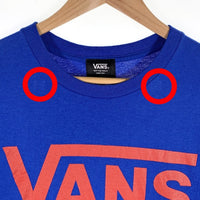 VANS バンズ 23SS STANDARD CALIFORNIA スタンダードカリフォルニア プリント Tシャツ ブルー 122C1010228 Size L 福生店