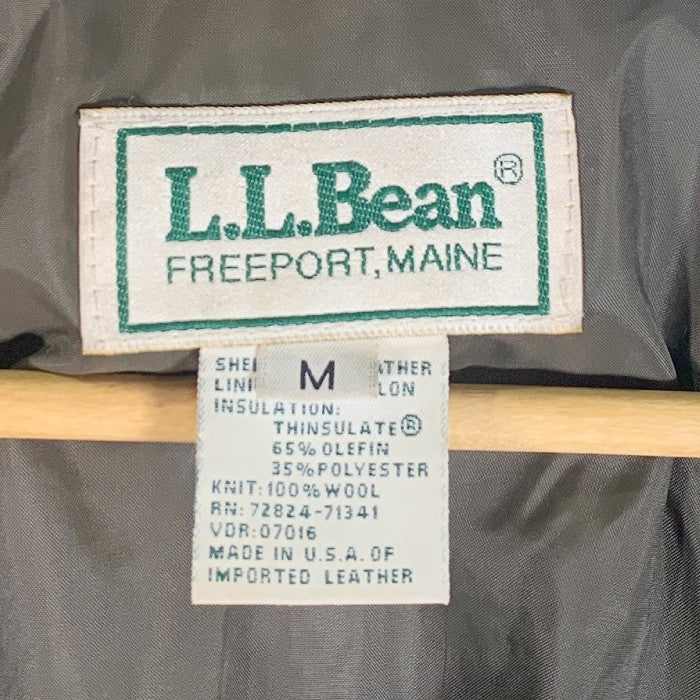 L.L.Bean エルエルビーン A-2 レザーフライトジャケット ダークブラウン USA製 Size M 福生店