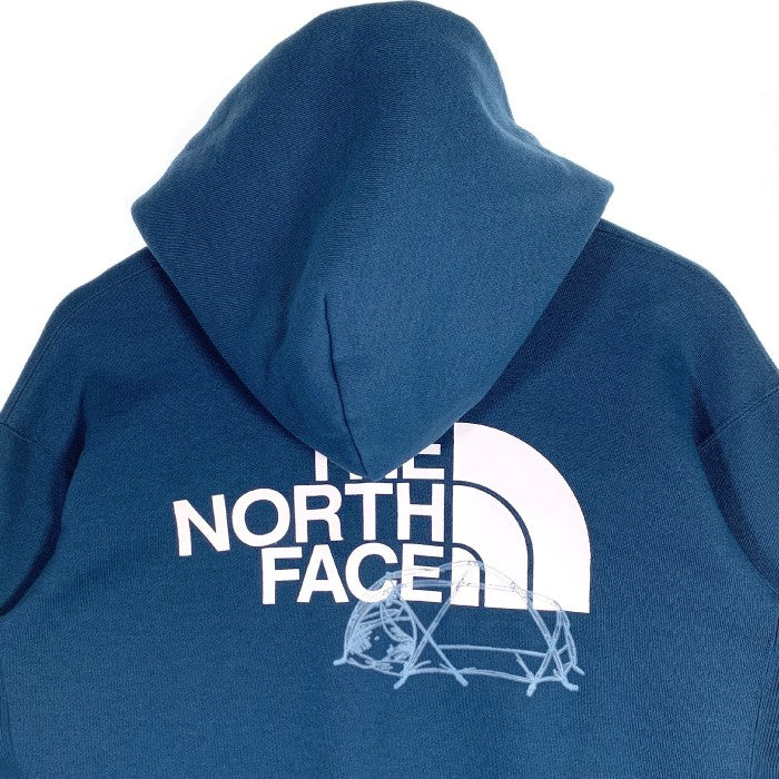 THE NORTH FACE ノースフェイス Back Harf Dome Hoodie バックハーフドーム プルオーバーパーカー モントレーブルー NT62135 Size M 福生店