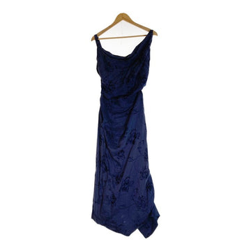 vivienne westwood ヴィヴィアンウエストウッド S26CT0641 NAVY BLUE PATTERNED SLIP DRESS 花柄ワンピース size40 瑞穂店