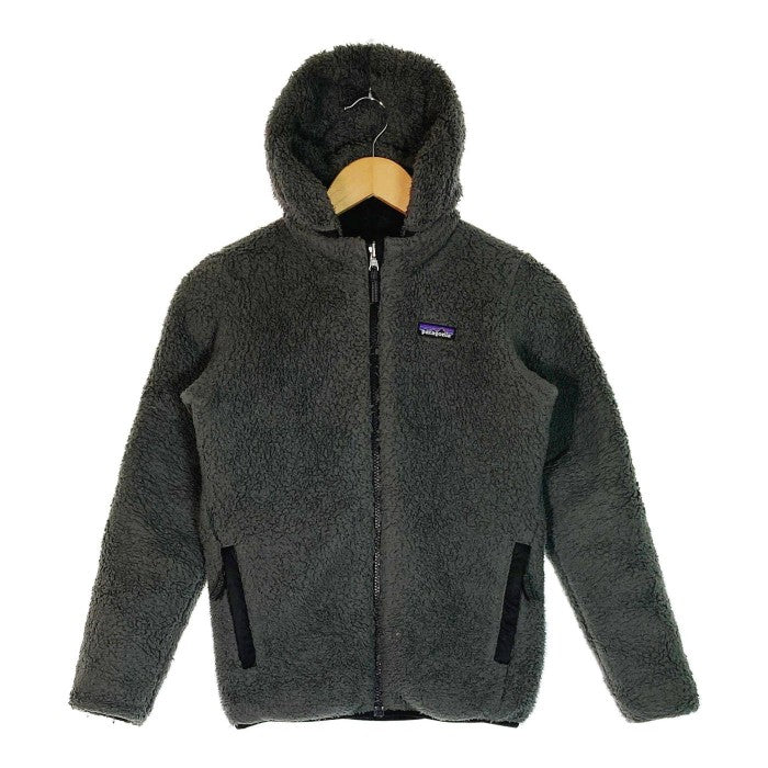 Patagonia パタゴニア 68180 Girls Reversible Dream Song Hoody  リバーシブル ドリーム ソング フーディ フリースジャケット ブラック size/L12 瑞穂店