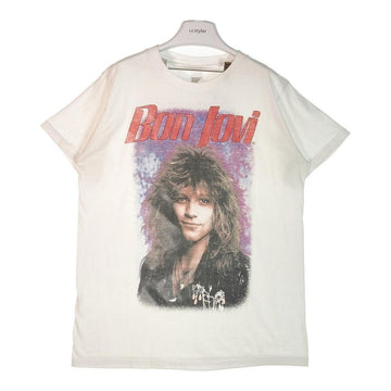 BON JOVI ボン・ジョヴィ US古着 USA製 80s バンドTシャツ ホワイト sizeXXL 瑞穂店