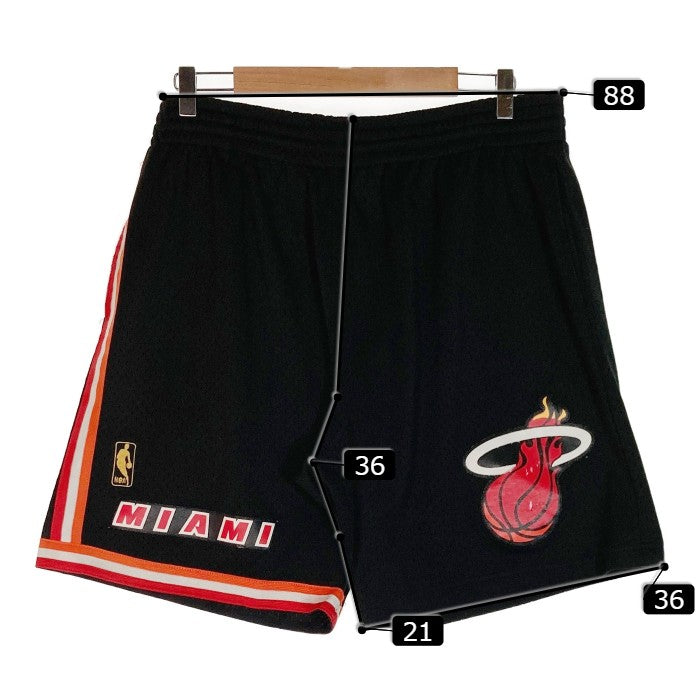 Mitchell&Ness ミッチェル＆ネス NBA マイアミ・ヒート スウィングマン ショーツ  Swingman Shorts Miami Heat '96-'97 ブラック sizeL 瑞穂店