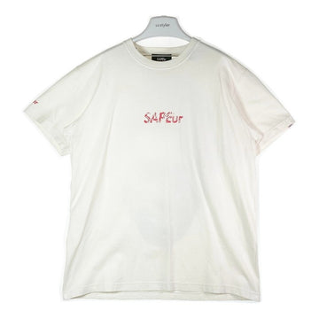 SAPEur 5th anniv. RED PaisleyHead Tshirt White サプール 5周年記念 レッドペイズリーヘッド Tシャツ ロッドマン Tシャツ ホワイト 白 sizeXL 瑞穂店