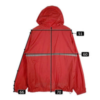 STUSSY ステューシー Contrast Ripstop Anorak コントラストリップストップ アノラック ナイロンジャケット リフレクター レッド Size L 福生店