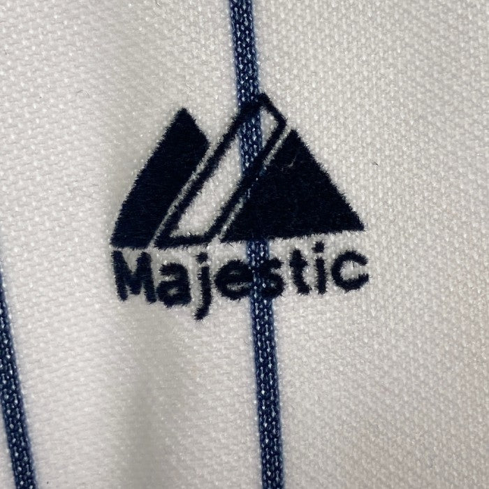 Majestic マジェスティック MLB メジャーリーグ ベースボール NEW YORK YANKEES ニューヨーク ヤンキース TANAKA 田中将大選手 19 HOME プレイヤー レプリカ ユニフォーム ホワイト sizeL 瑞穂店