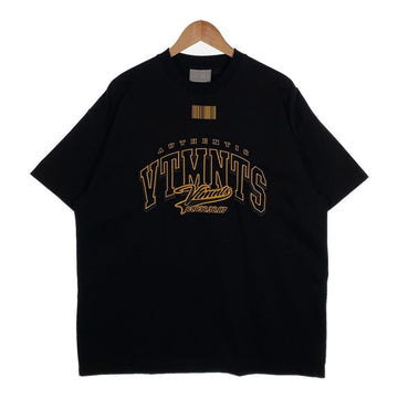 VTMNTS ブイティーエムエヌティーエス 22SS COLLEGE T-SHIRT カレッジロゴ Tシャツ ブラック VL12TR180B Size L 福生店