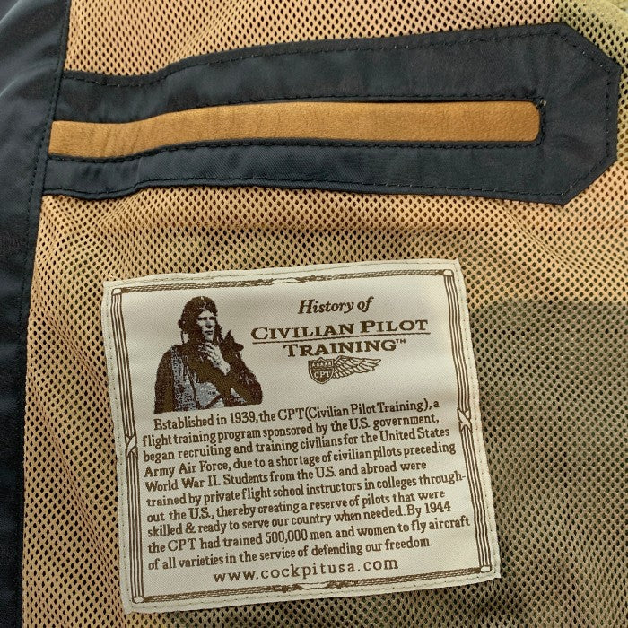 COCKPIT コックピット Nylon Jacket ナイロンジャケット ブラック USA製 Size XL 福生店