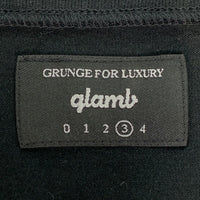 glamb グラム NEVERMIND ネヴァーマインド プリント Tシャツ ブラック GB16WT/CS03 Size 3 福生店