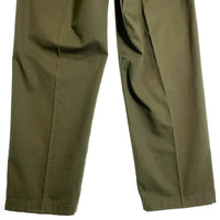 70's~ U.S.ARMY 米軍 ベイカーパンツ オリーブ コットンポリ GENERALジップ 8405-01-075-1231 Size 30×27 福生店