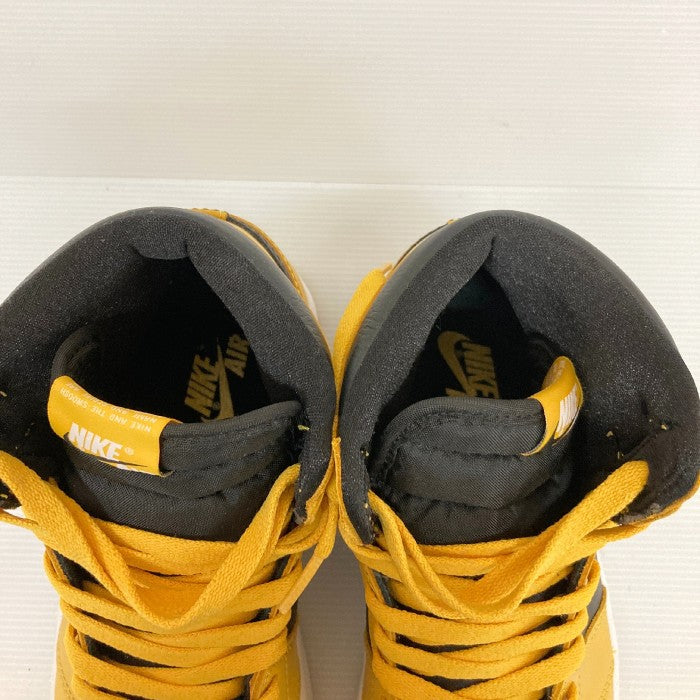 NIKE ナイキ AIR JORDAN 1 RETRO HIGH OG エアジョーダン 1 レトロハイ POLLEN パラン 555088-701 ブラック×イエロー size26cm 瑞穂店