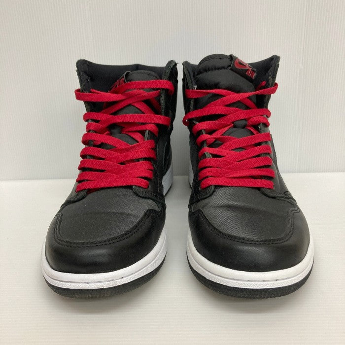 NIKE ナイキ AIR JORDAN 1 RETRO HIGH OG SATIN エアジョーダン1 レトロハイ サテン スニーカー 555088-060 ブラック size28.5cm 瑞穂店