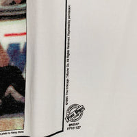 90's MICHAEL JORDAN マイケルジョーダン CHICAGO TRIBUNE フォトプリント Tシャツ TULTEX デッドストック ホワイト Size L 福生店