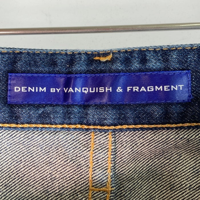 DENIM BY VANQUISH & FRAGMENT デニムバイヴァンキッシュフラグメント クロップドデニムパンツ VFP5015 インディゴ size34 瑞穂店