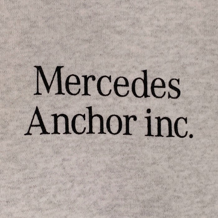 古着女子【希少】Mercedes Anchor Inc.  ロゴプリントパーカー 白XL