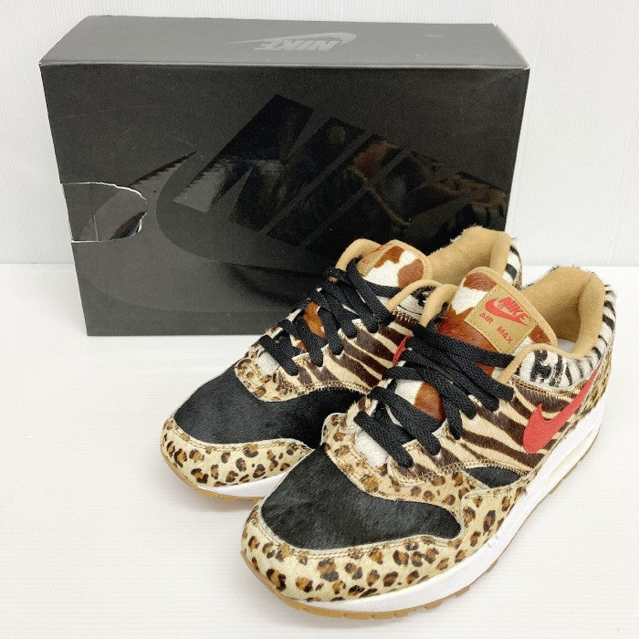 NIKE×ATOMOS ナイキ×アトモス AIR MAX 1 DLX ANIMAL PACK2.0 エアマックス1アニマルパック2.0 AQ0928-700 ブラウン  size28ｃｍ 瑞穂店