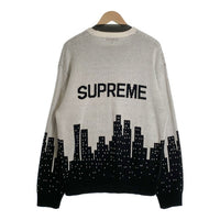 SUPREME シュプリーム 20SS New York Sweater ニューヨーク セーター アクリル ホワイト Size L 福生店