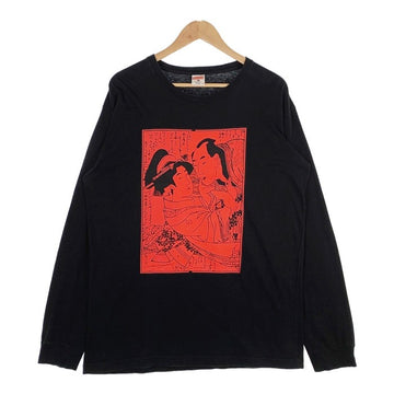 SUPREME シュプリーム 16SS Sasquatch fabrix. サスクワッチファブリックス Shunga L/S Tee 春画 ロングスリーブTシャツ ブラック Size XL 福生店