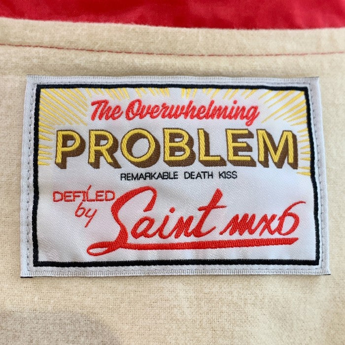 SAINT Mxxxxxx セントマイケル 23SS COACH JACKET コーチジャケット レッド ナイロン Size L 福生店