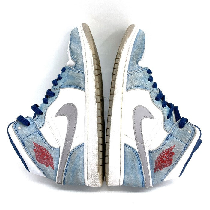 NIKE ナイキ DN3706-401 AIR JORDAN 1 MID SE WHITE エアジョーダン 1 ミッド SE ホワイト スニーカー ブルー size27cm 瑞穂店