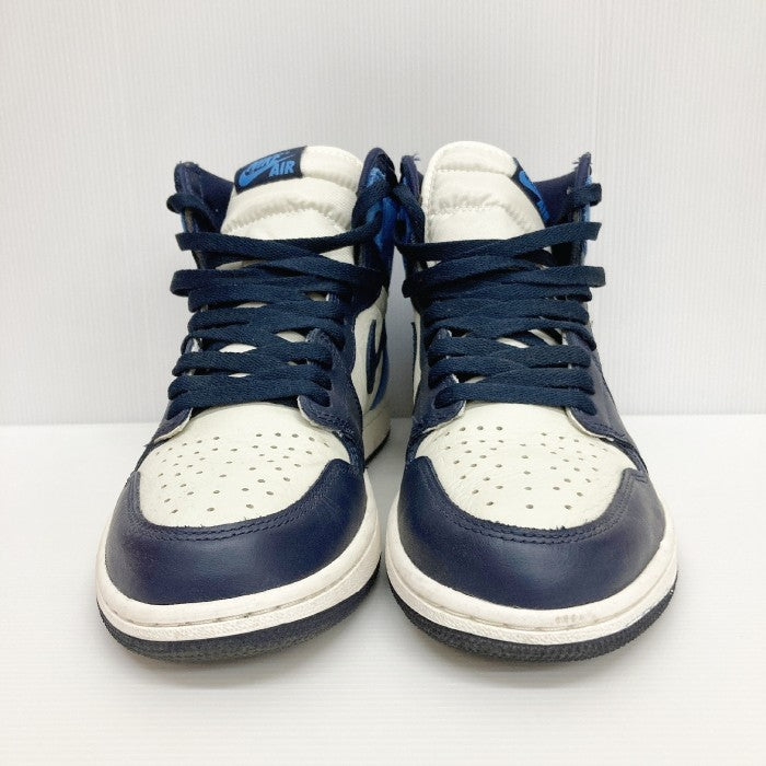 NIKE ナイキ AIR JORDAN 1 RETRO HIGH OG OBSIDIAN  エアジョーダン1 レトロ ハイ スニーカー 555088-140 オブシディアンブルー size27.5cm 瑞穂店
