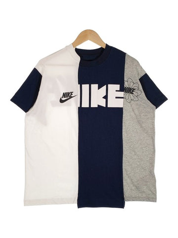 NIKE ナイキ 19SS sacai サカイ W NRG GA TEE 再構築 Tシャツ ネイビー ホワイト グレー CD6311-711 Size M 福生店