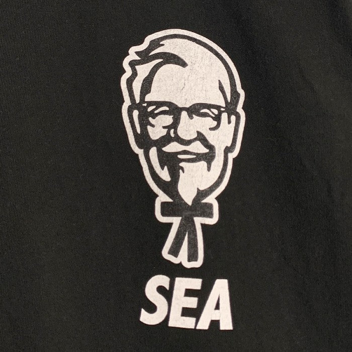 WIND AND SEA ウィンダンシー 22SS COLONEL T-SHIRT KFC ケンタッキーフライドチキン プリントTシャツ ブラック  Size M 福生店