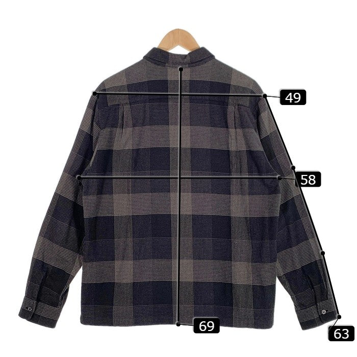 SUPREME シュプリーム 21AW Plaid Flannel Shirt チェック フランネルシャツ ブラック Size M 福生店