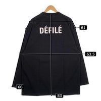 BALENCIAGA バレンシアガ 21SS DEFILE L/S TEE プリント ロングスリーブ Tシャツ ブラック オーバーサイズ 641667 Size XS 福生店