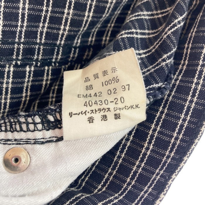 Levi’s リーバイス silverTab BAGGY ハーフパンツ チェック 黒 sizeM瑞穂店