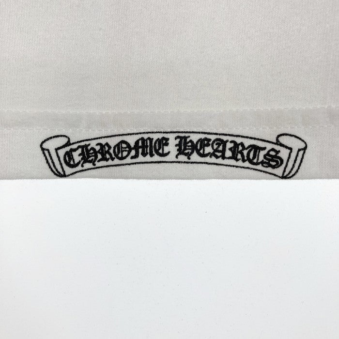 CHROME HEARTS クロムハーツ CHクロス ナショナルサイエンスミュージアム ロングTシャツ ホワイト sizeS 瑞穂店